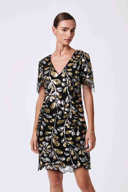 OBELLE 2 SEQUIN MINI DRESS
