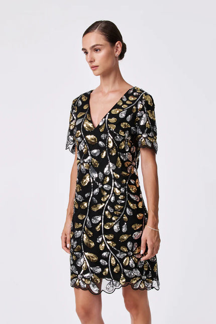 OBELLE 2 SEQUIN MINI DRESS