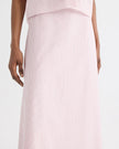 A LINE SKIRT IN COTTON STRIPES