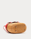 WILLOW WICKER BASKET IN RED