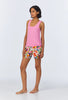 LUCIA KNIT TANK WOVEN COTTON POPLIN BOXER PJ ET