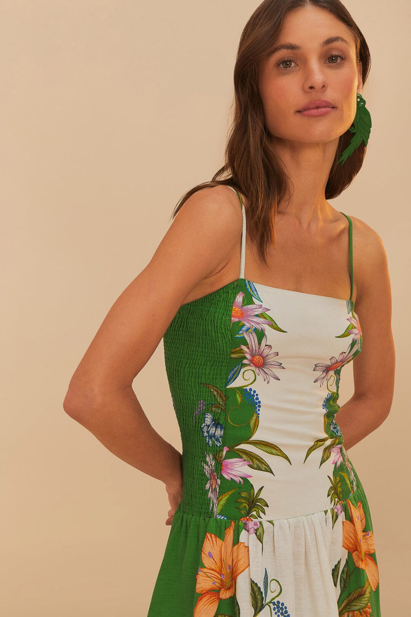 SWEET BLOOM DREAMSCAPE MIDI DRESS