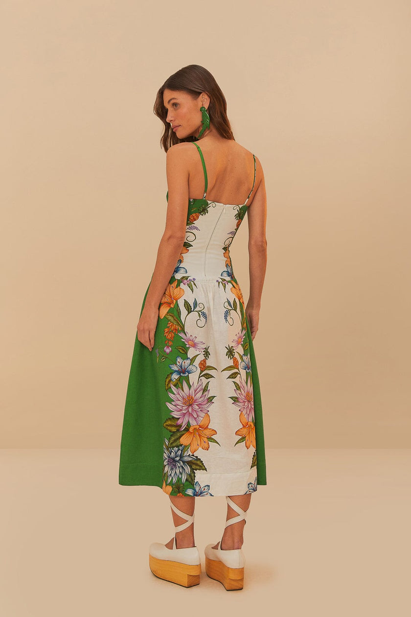 SWEET BLOOM DREAMSCAPE MIDI DRESS