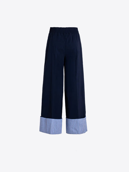 DENIM PANT WITH LARGE CUFF