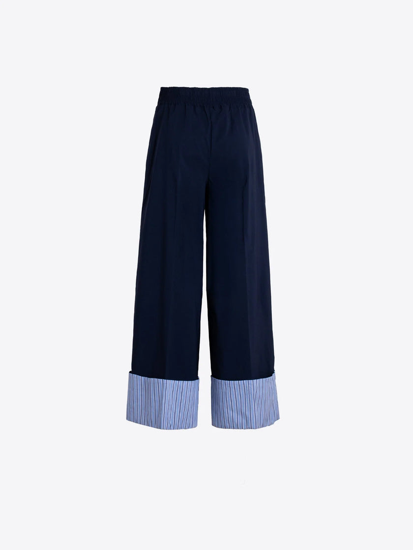 DENIM PANT WITH LARGE CUFF
