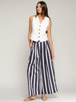 STRIPE WIDE LEG PANT