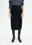 SLIM MIDI SKIRT IN VISCOSE WOOL