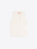 RAW KNIT TOP WITH VNECK