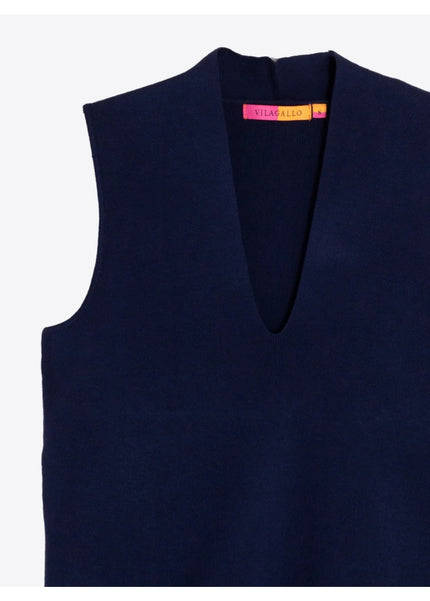SLEEVELESS PUNTO MARINO TOP