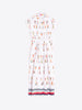 JARETAS PLEATED SHIRT DRESS IN OARS
