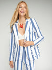 IRINA AZUL STRIPE JACKET
