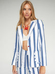 IRINA AZUL STRIPE JACKET