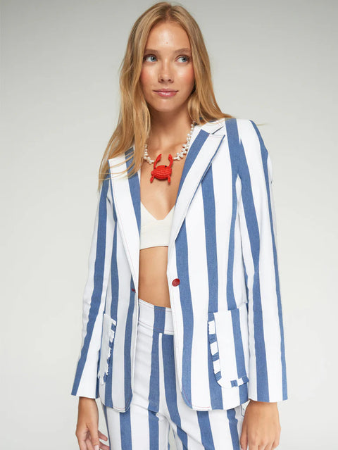 IRINA AZUL STRIPE JACKET