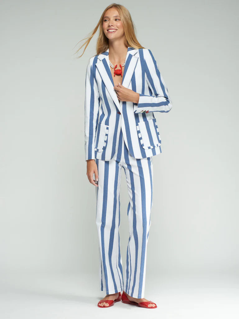 IRINA AZUL STRIPE JACKET