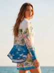 BERMUDA SANDRA PUERTO CITY PRINT SHORT