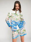 BERMUDA SANDRA PUERTO CITY PRINT SHORT