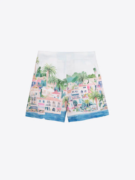BERMUDA SANDRA PUERTO CITY PRINT SHORT