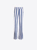 TEODORA AZUL STRIPED TROUSERS WITH BUTTONS