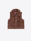 CAMEL FUR VEST
