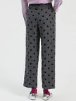 ARI PANT FLOCKED POLKA DOTS