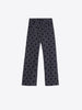 ARI PANT FLOCKED POLKA DOTS