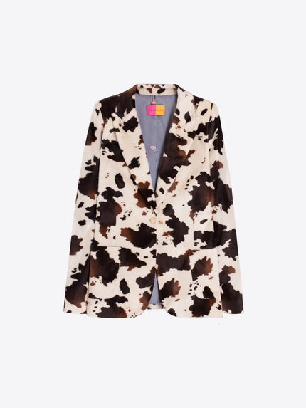 HILLARY COW PRINT JACKET