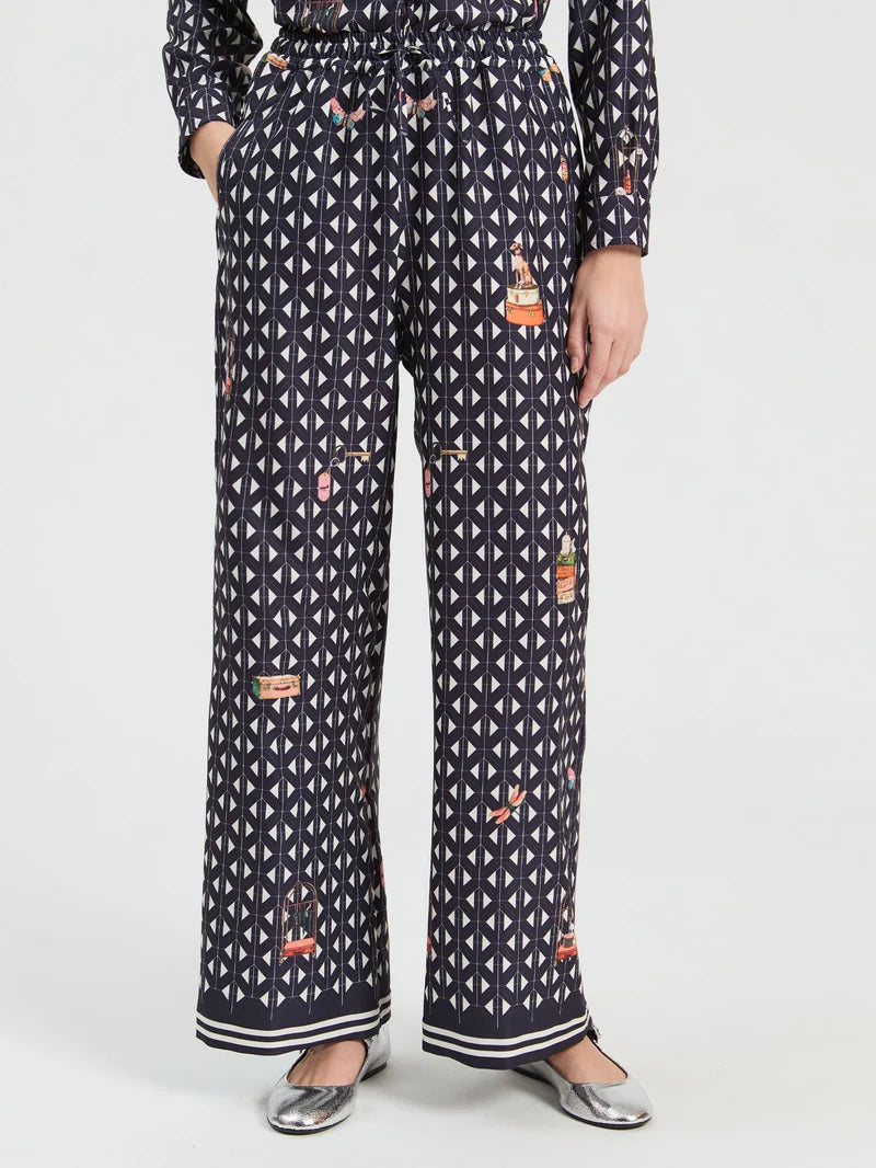 NOVA PRINTED WIDE LEG PANT