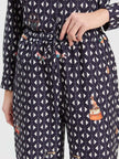 NOVA PRINTED WIDE LEG PANT