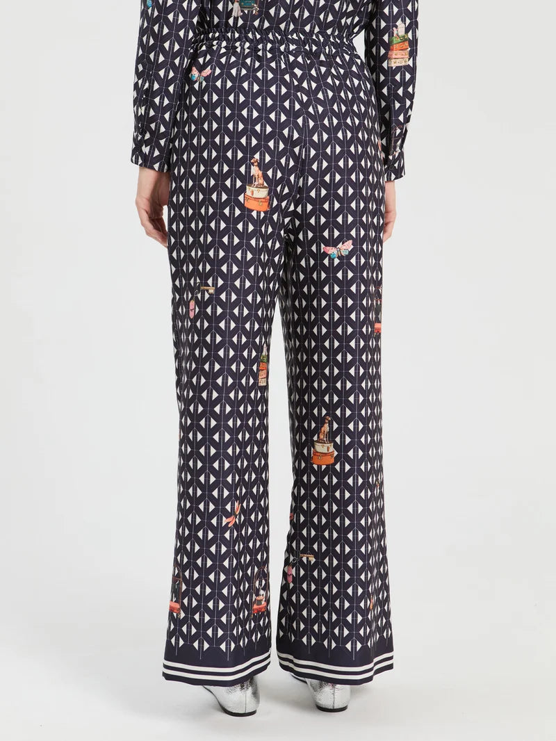 NOVA PRINTED WIDE LEG PANT