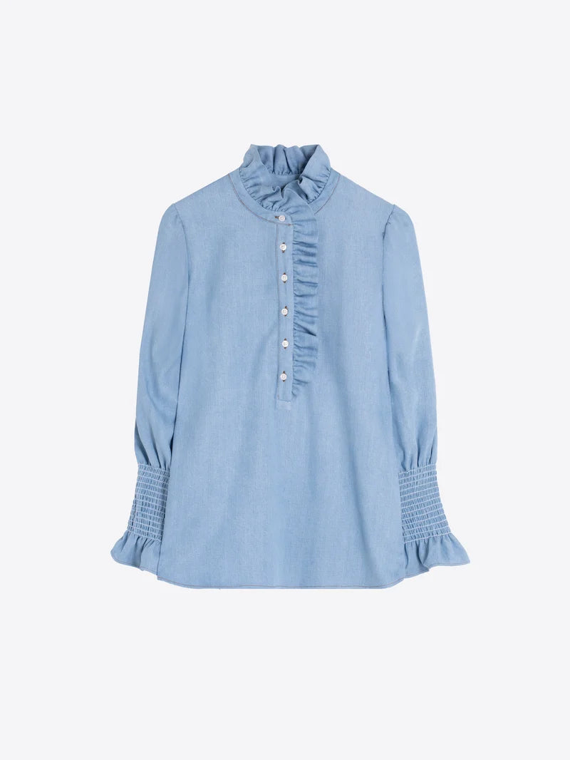 VOLANTES GOMITAS RUFFLE BLOUSE