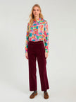 ISA TICKET BUTTON DOWN BLOUSE