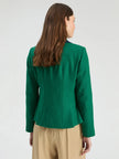 NURIA GREEN WITH NAVY TRIM JACKET