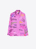 TEA FARRIS WHEEL PINK BUTTON DOWN