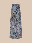PATRICIA MAXI SKIRT IN MIDNIGHT MULTI BESARABIAN PAISLEY