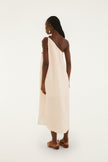 PINK GARDEN TERRACE 3D ONE SHOULDER MAXI DRESS