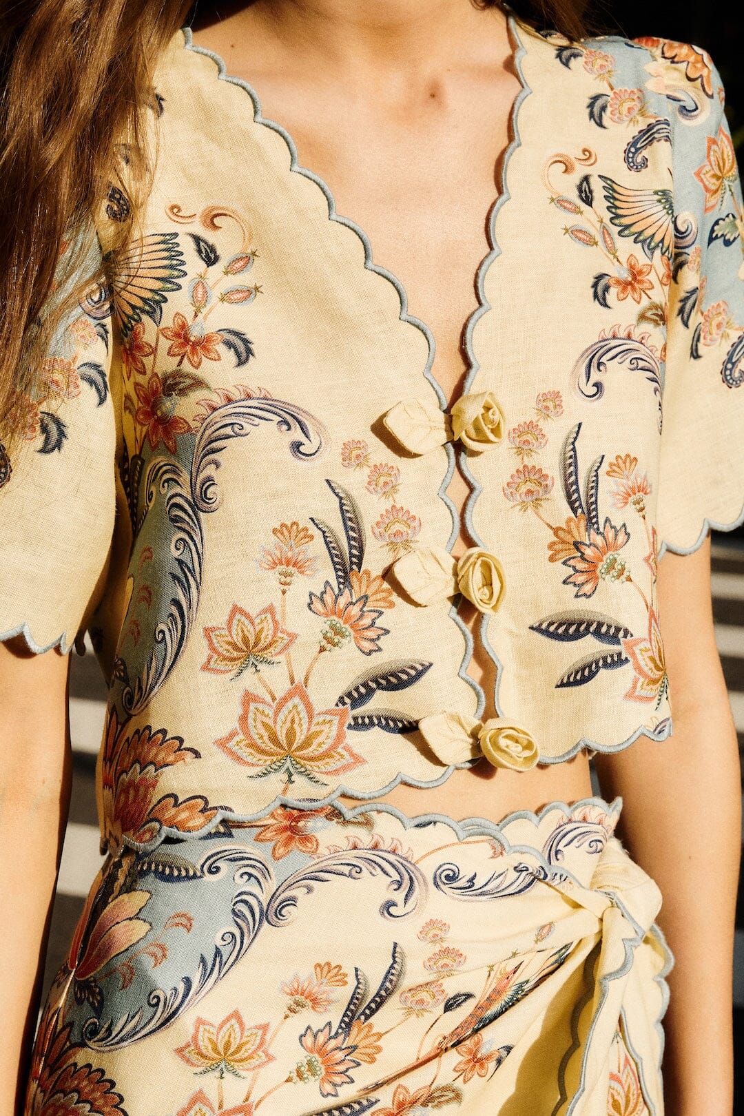 BUTTER YELLOW BOHO BEAUTY TOP
