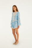 LIGHT BLUE ROMANTIC RICHELIEU SHORTS