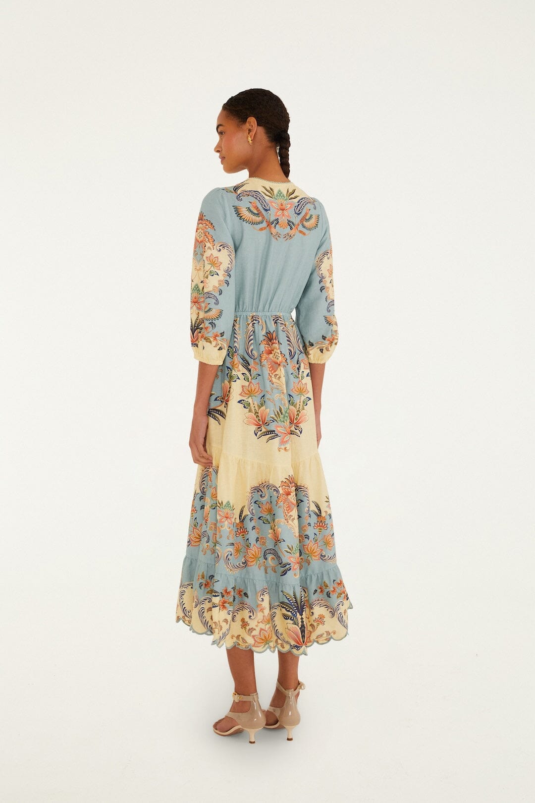 BUTTER YELLOW BOHO BEAUTY MAXI DRESS