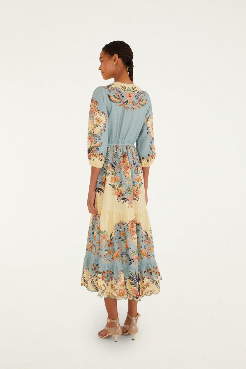 BUTTER YELLOW BOHO BEAUTY MAXI DRESS