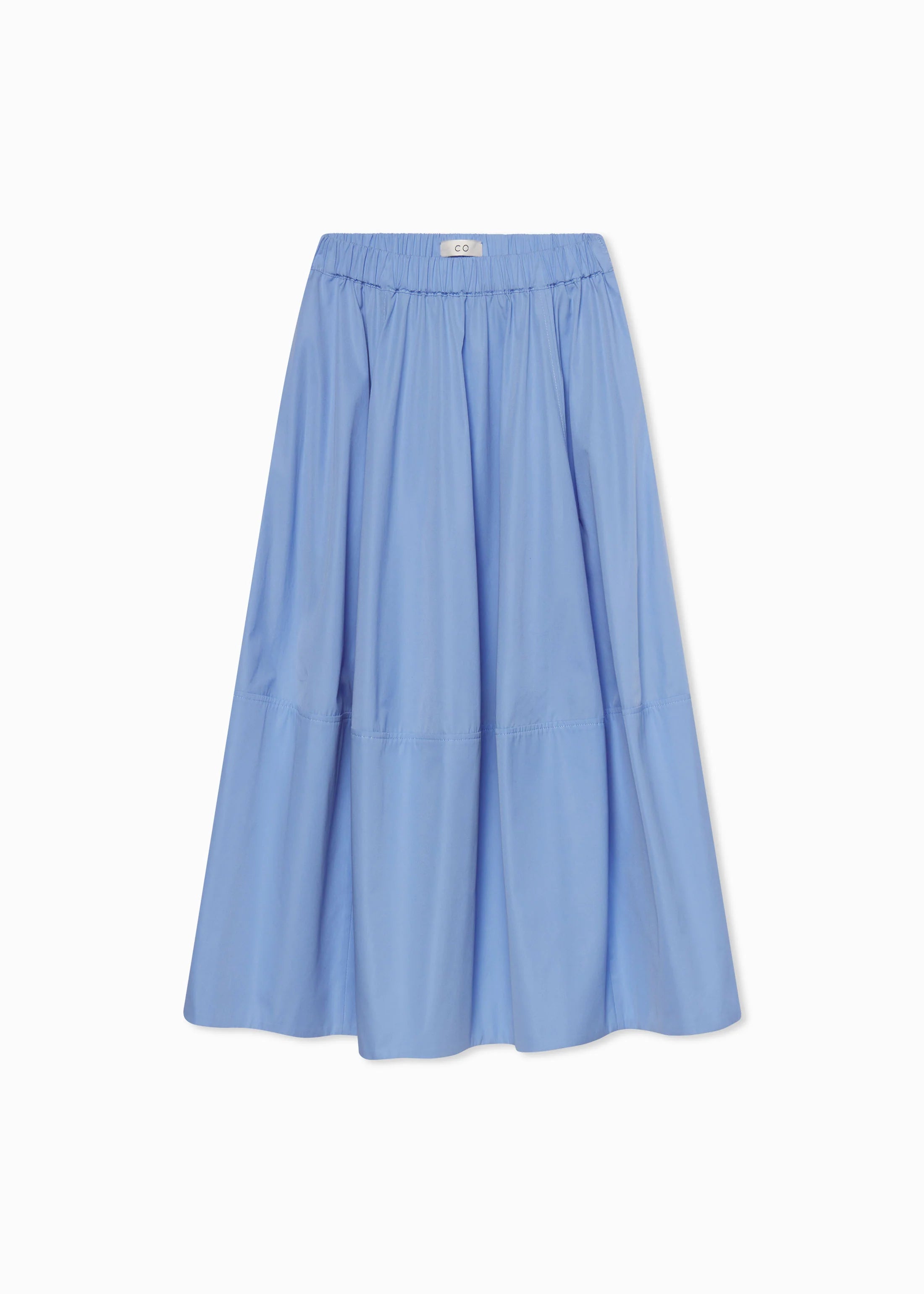 FULL SKIRT IN COTTON POPLIN