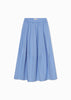 FULL SKIRT IN COTTON POPLIN