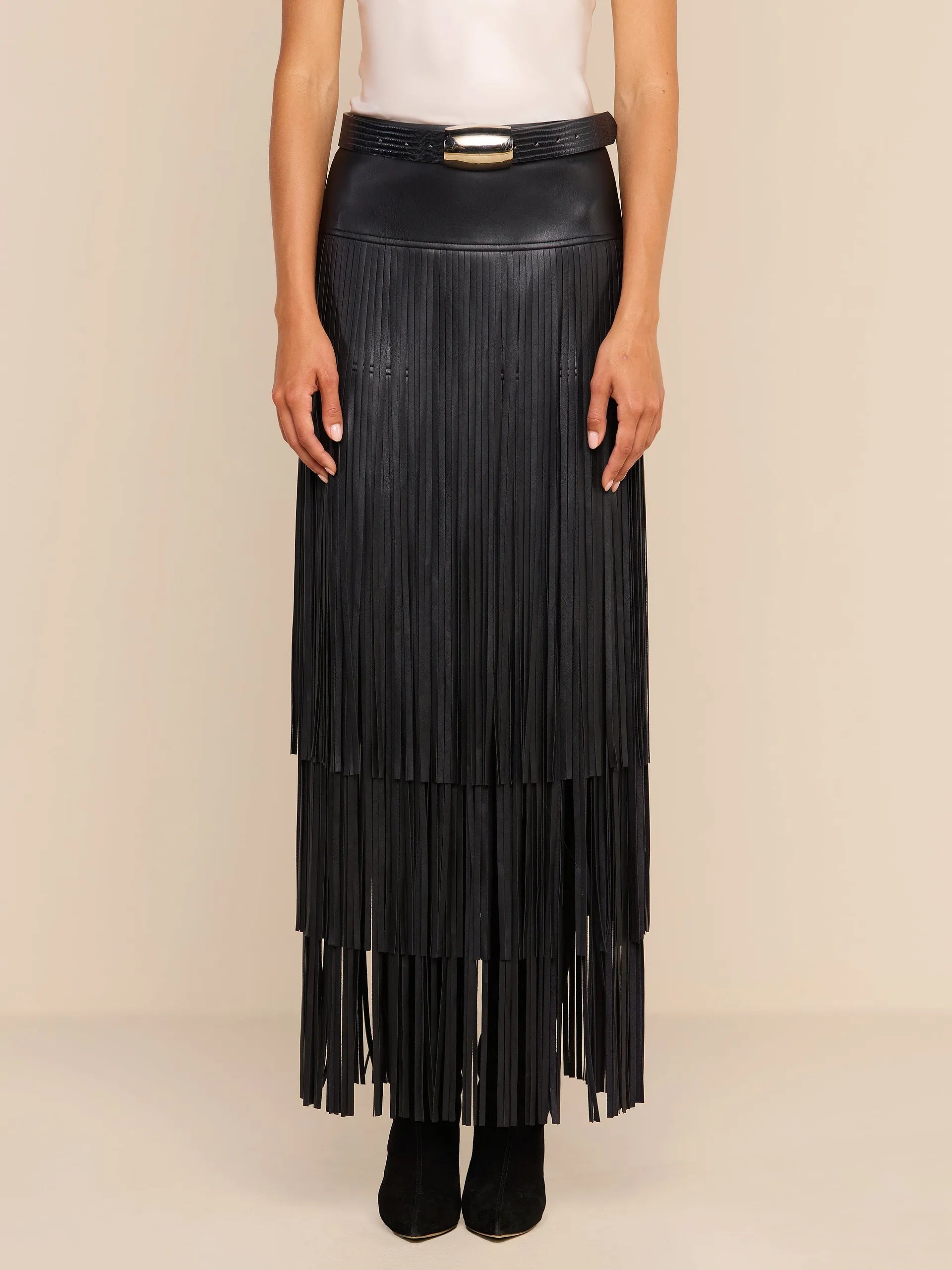 KAROLINE FRINGE SKIRT