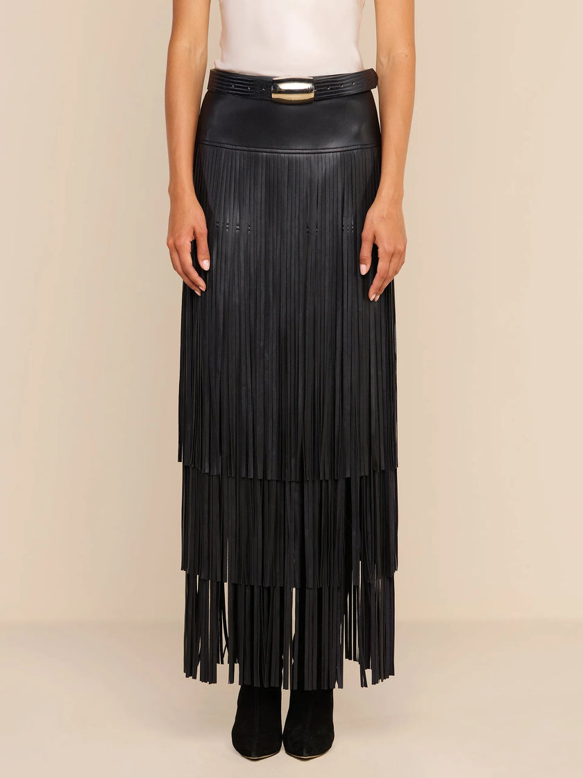 KAROLINE FRINGE SKIRT
