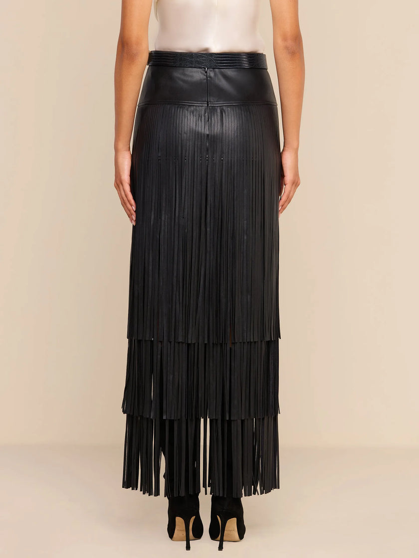 KAROLINE FRINGE SKIRT