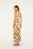 SAND MARINE SHELLS ONE SHOULDER MAXI DRESS