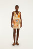 MULTICOLOR RIO SOUVENIR SCARVES ROPE STRAPS MINI DRESS