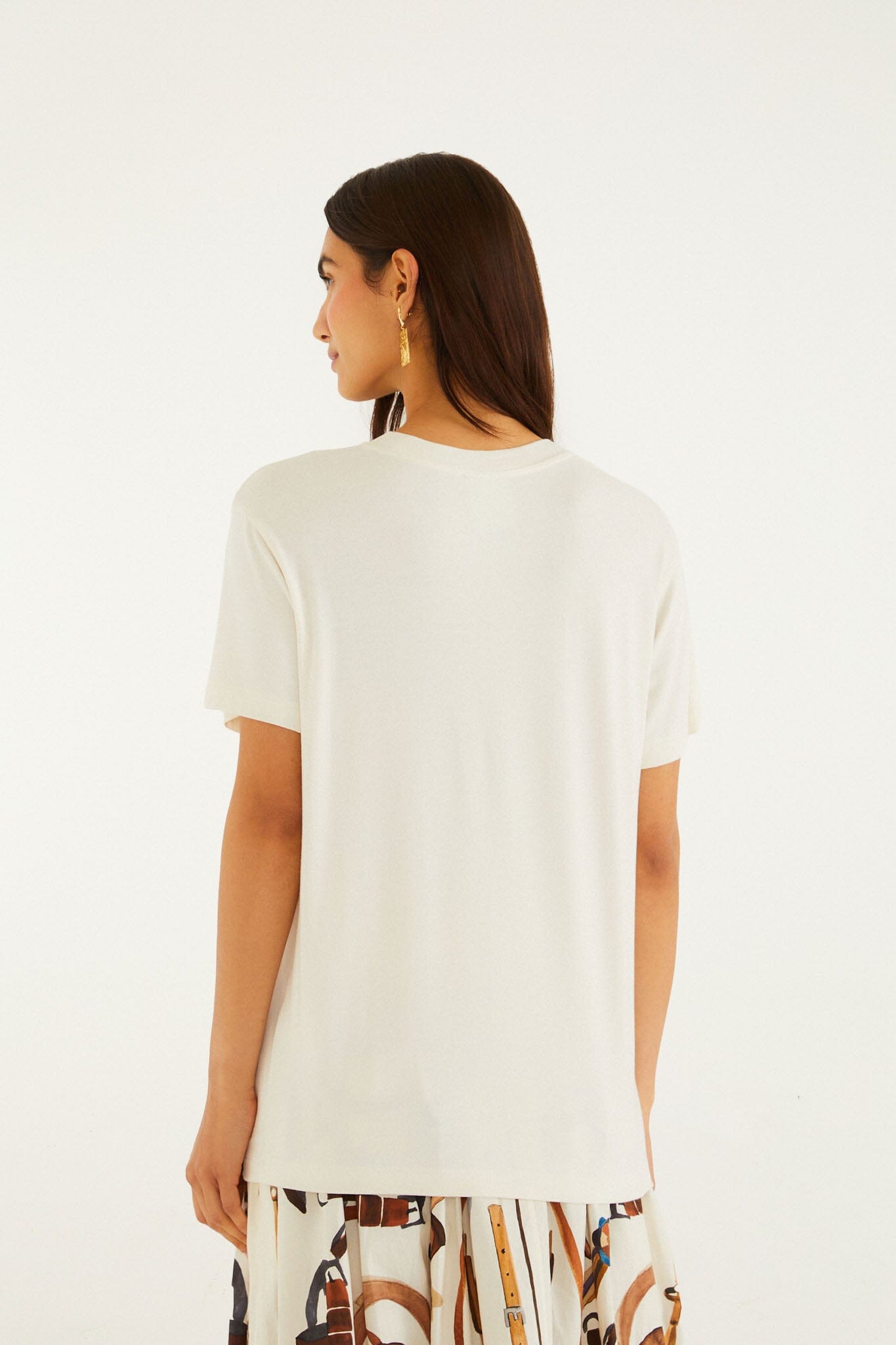 OFF WHITE EQUESTRIAN SHORT SLEEVE TSHIRT
