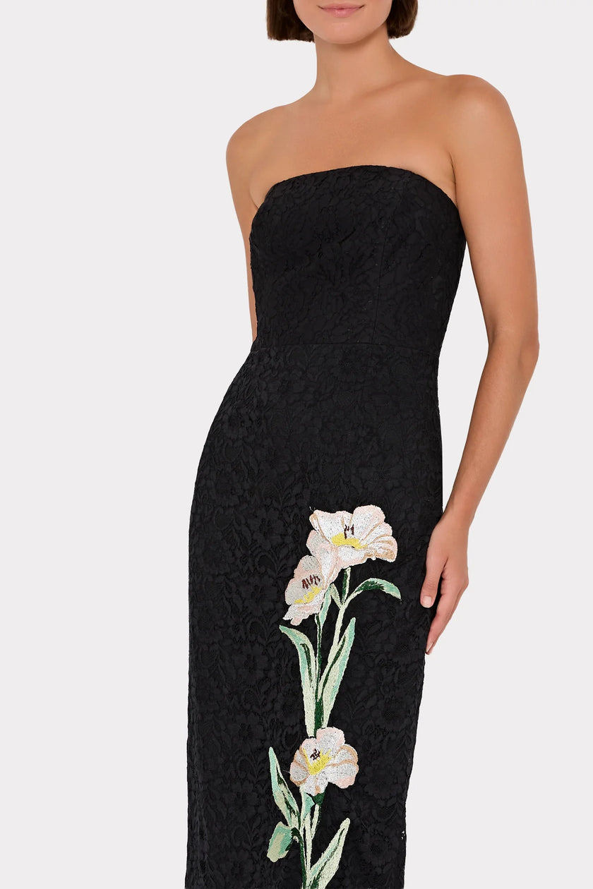 DOLORES LACE EMBROIDERED DRESS