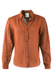 GAMEDAY PREPPY SHIRT WITH OPEN WEAVE STRIPE