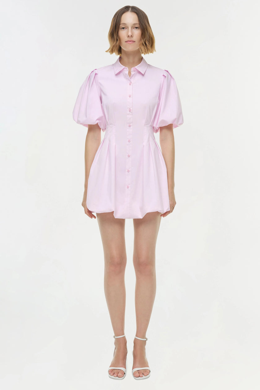 CLEO COTTON MINI DRESS IN TULIP